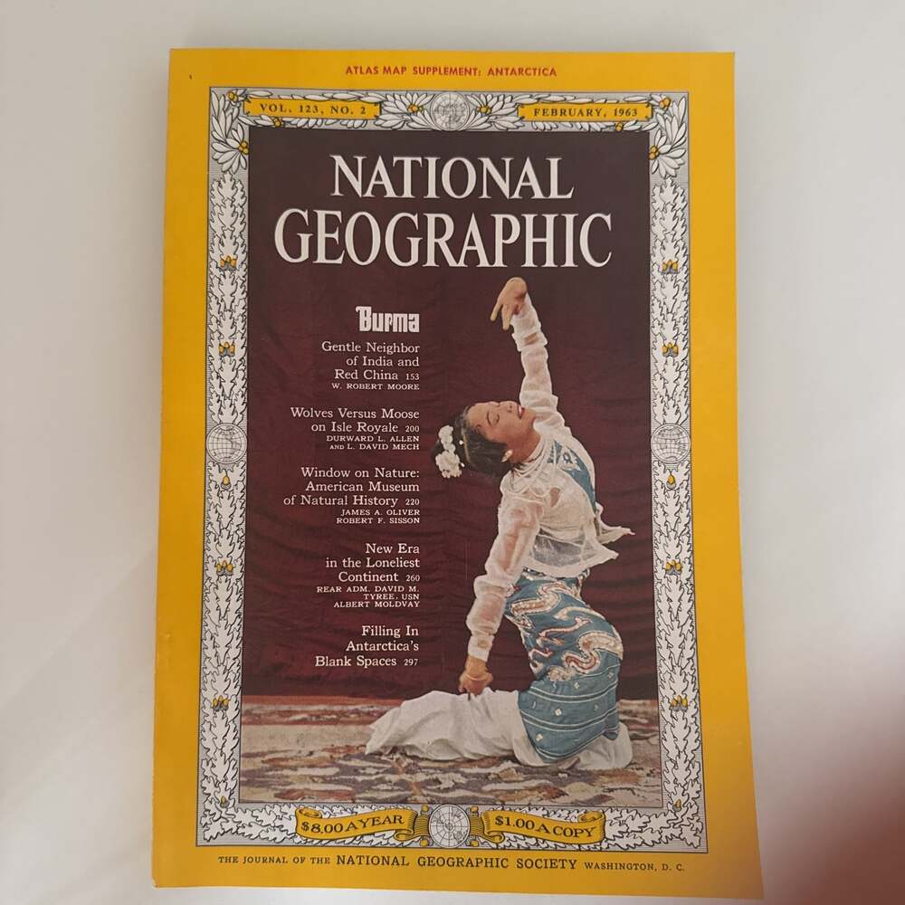 National Geographic Magazine February 1963